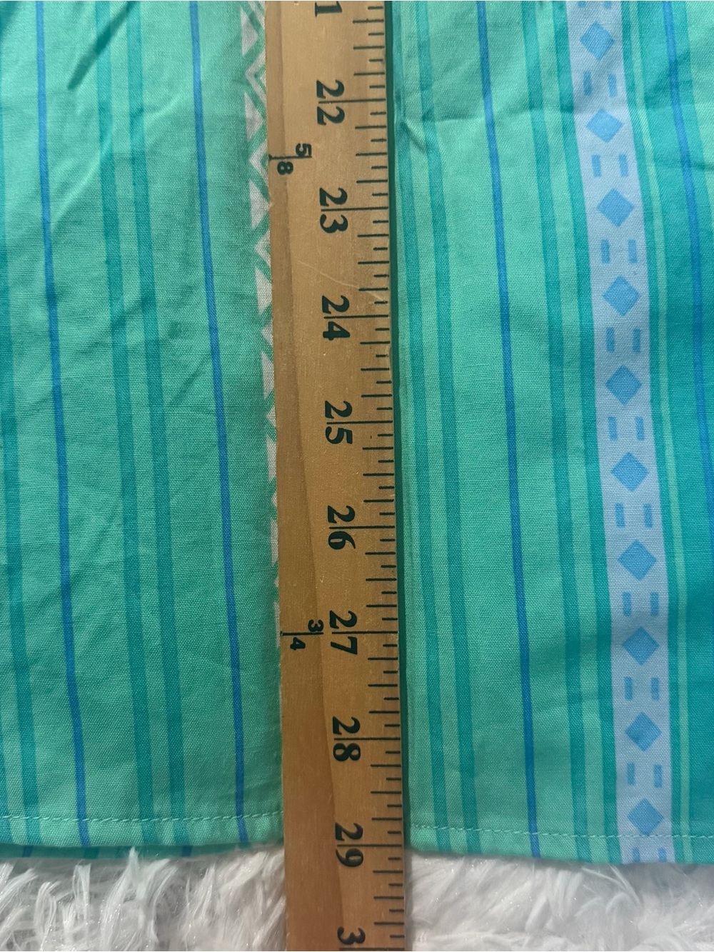 Belle Kim Gravel Womens Long Sleeve Boho Top Size 2X Green Purple Stripe Summer - Picture 7 of 9